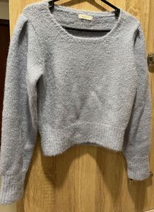 Blue Knit Sweater