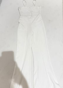 Chic White Strappy co ord set