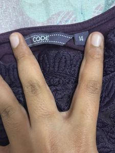 Elegant Purple Lace Top