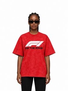Red F1 Graphic Print T-Shirt