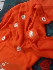 Orange Kurta Set