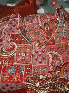Beautiful Red Kurta Set with Dupatta