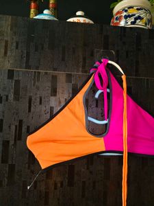 Vibrant Red Strapless Bikini Top
