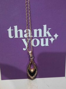 Elegant Rose Gold Tone Necklace