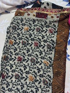 Embroidered Saree with Sequins