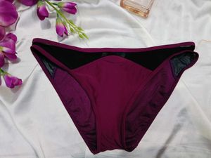 🇳🇿💫🎀Stylish Burgundy Mesh Briefs