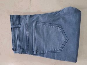 Blue Cotton Jeans