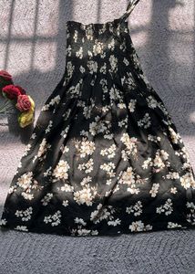 Floral Black Maxi Dress