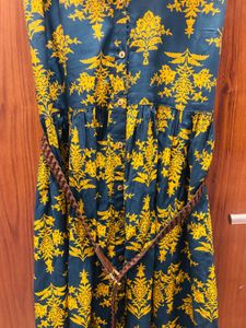 Boho Print Sleeveless Maxi Dress