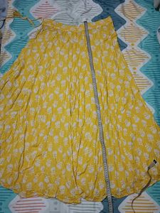 Yellow Floral Print Dress