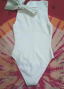 Zara cream bodysuit with tags