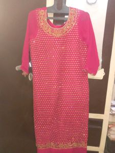 wedding stylish stone work kurti set
