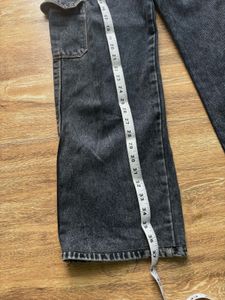 Women's Cargo Jeans - Dark Wash