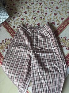 Stylish Plaid Wide-Leg Pants
