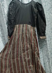 Embellished Black Kurta