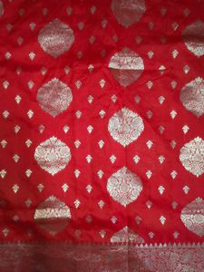 Red Pure Katan Silk Banarasi Saree