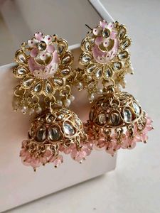 Floral Jhumka Earrings