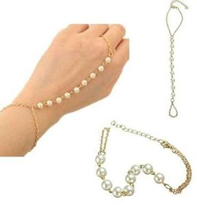 Pearl Gold-plated Ring Bracelet