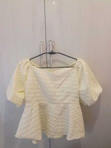 Elegant Textured White Blouse