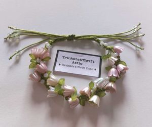 Floral Beaded Bracelet