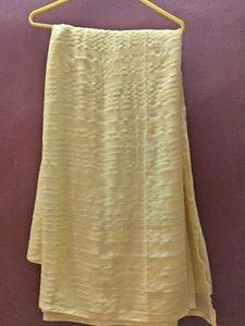 Party Wear yellow Saree
