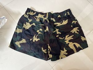Camouflage Print Shorts