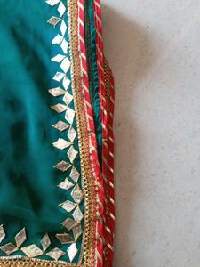 Rajasthani Odhni With Gotta Patti Lace Border