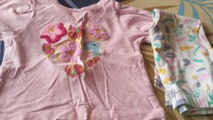 Pink Floral Top &amp; Pants Set
