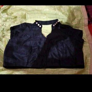 Designer Black Embellished Blouse