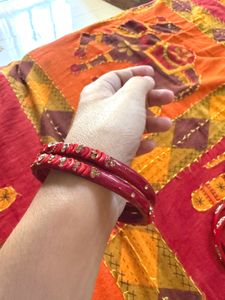 Any 1 Glass Bangle Set | Dazzling Colours