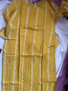 Elegant Yellow Kurta Set