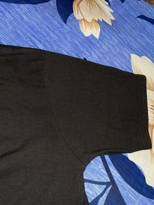 Black T-Shirt with Crescent Moon Logo
