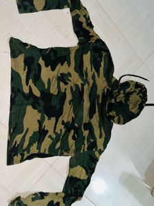 Graphic Camouflage Hoodie