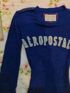 Aeropostale Blue Thermal Top
