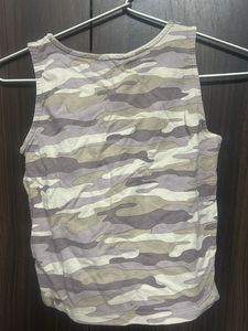 Camouflage Print Tank Top