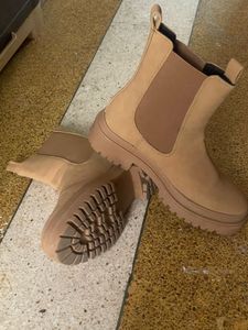 stylish Lavie Tan Suede Chelsea Boots