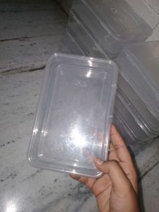 Set of 9 Clear Food Storage Containers