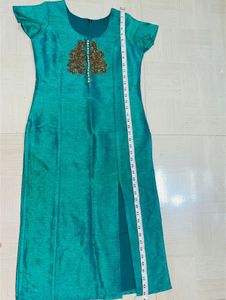 Beautiful Teal Kurta Set with Dupatta