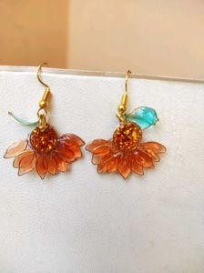 Sunflower Resin Jewellery Set