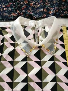 Chic Floral &amp; Geometric Print Tops