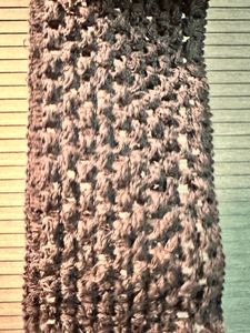 Brown Crochet Belt with Flower