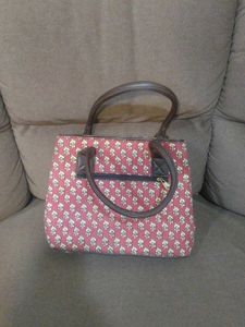 Chic Floral Print Handbag
