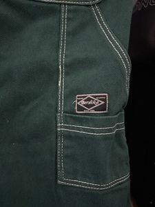 bershka Green Wide Leg Jeans