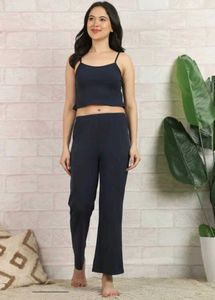 Shein Adjustable Spaghetti Strap Crop Top & Pyjama