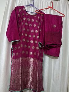 Beautiful Magenta Kurta Set