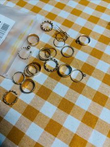 Boho Gold Ring Set