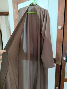 Elegant Brown Abaya Set