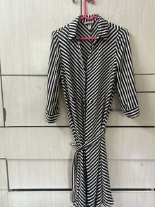 Striped Shirt Dress - H&M
