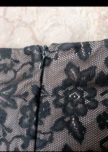 Elegant Black Lace Off-Shoulder Dress