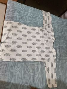 White  Short Kurta